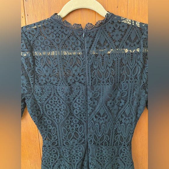 Lulus Remarkable Lace Dress - black - Picture 8 of 13